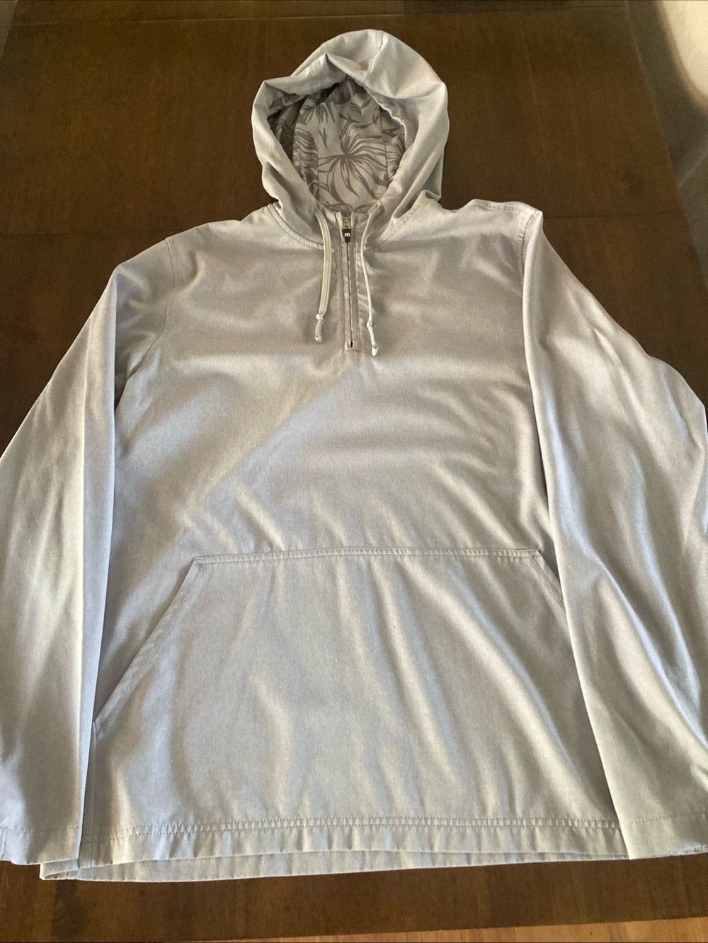 Travis Mathew Light Gray Skyview Quarter-Zip Hoodie - Picture 5 of 14